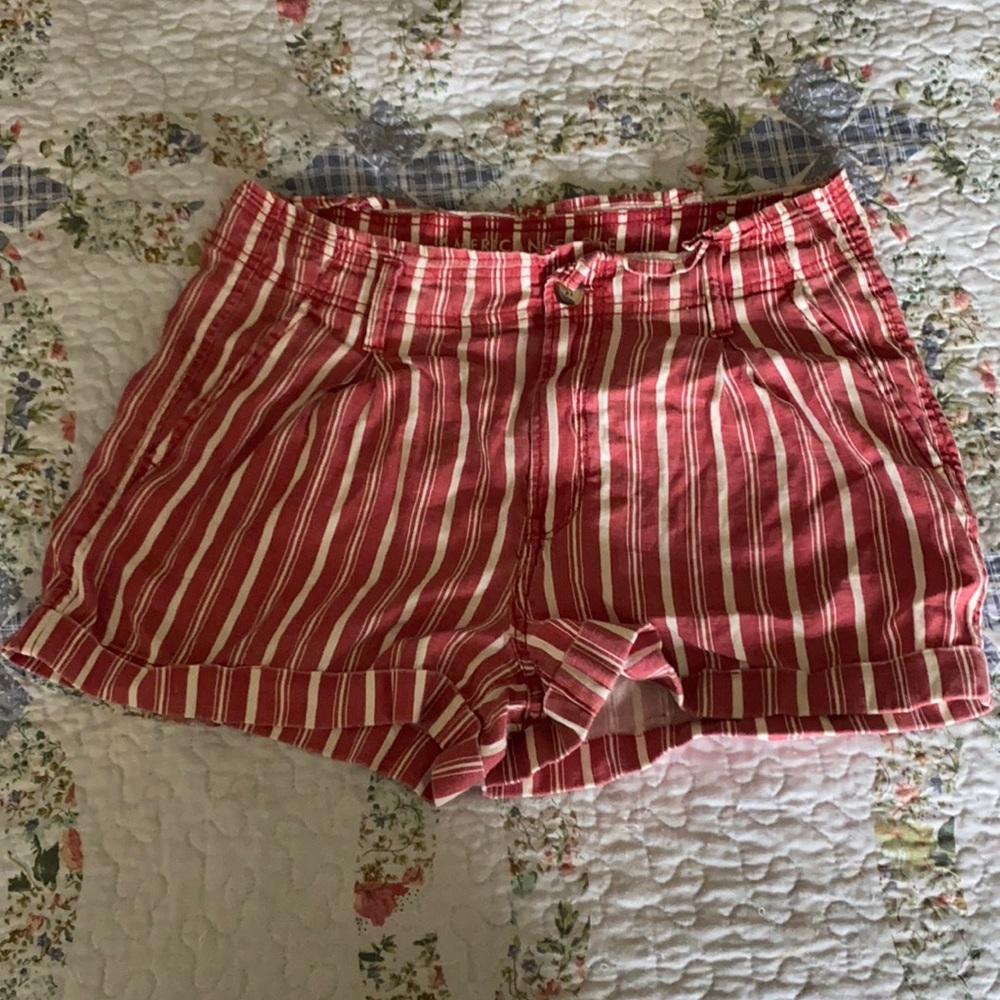 Striped American Eagle shorts